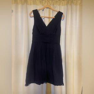 Ann Taylor Silk Sleeveless Cross-back Dress
